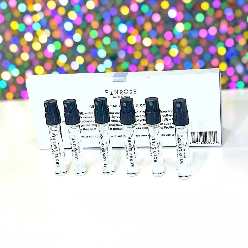 PINROSE Discovery Fragrance Set 6 ct Deluxe Minis New In Box